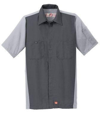 Red Kap® Men's Short Sleeve Ripstop Crew Shirt