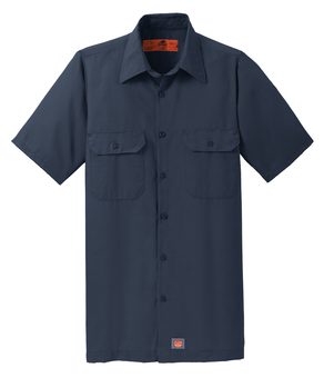 Red Kap® Men's Short Sleeve Solid Ripstop Shirt