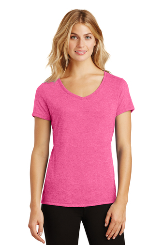 Ladies Perfect Triblend Tee Vneck - Image 12