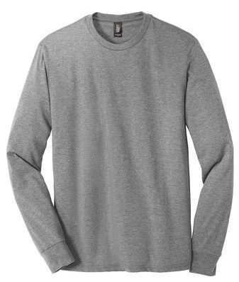 Allmade Mens Tri-Blend Long Sleeve Crewneck Shirt