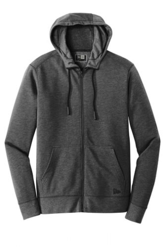 New Era Men's Triblend Fleece Pullover Zip Hoodie