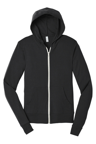 Bella+Canvas ® Unisex Triblend Full-Zip Lightweight Hoodie - Image 9