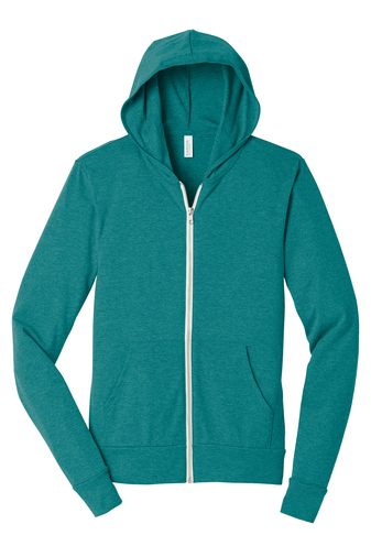 Bella+Canvas ® Unisex Triblend Full-Zip Lightweight Hoodie - Image 2