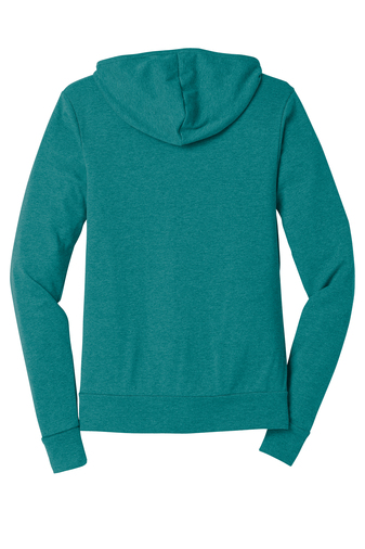 Bella+Canvas ® Unisex Triblend Full-Zip Lightweight Hoodie - Image 3
