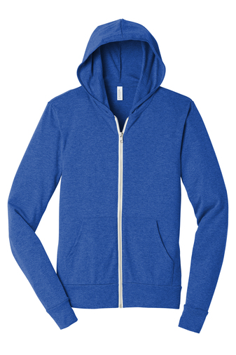 Bella+Canvas ® Unisex Triblend Full-Zip Lightweight Hoodie - Image 10