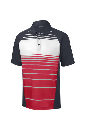 Sport Men's Dry Zone® Sublimated Stripe Polo - Image 5