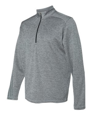 Brushed Terry Heather Quarter-Zip - Image 3