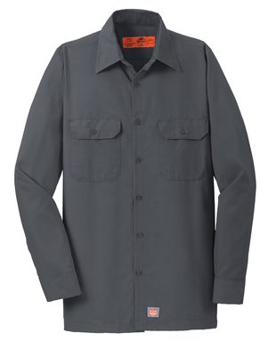 Red Kap® Men's Long Sleeve Solid Ripstop Shirt