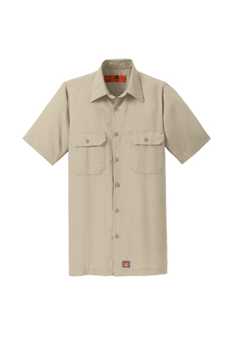 Red Kap® Men's Short Sleeve Solid Ripstop Shirt - Image 3