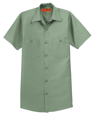 Red Kap® Men's Short Sleeve Industrial Work Shirt - Image 8