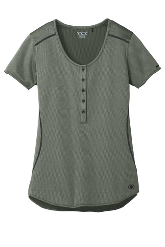 OGIO® Ladies Orbit Henley - Image 3