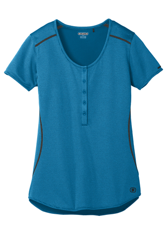 OGIO® Ladies Orbit Henley - Image 4