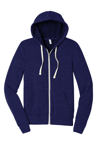 Bella+Canvas ® Unisex Triblend Sponge Fleece Full-Zip Hoodie - Image 5