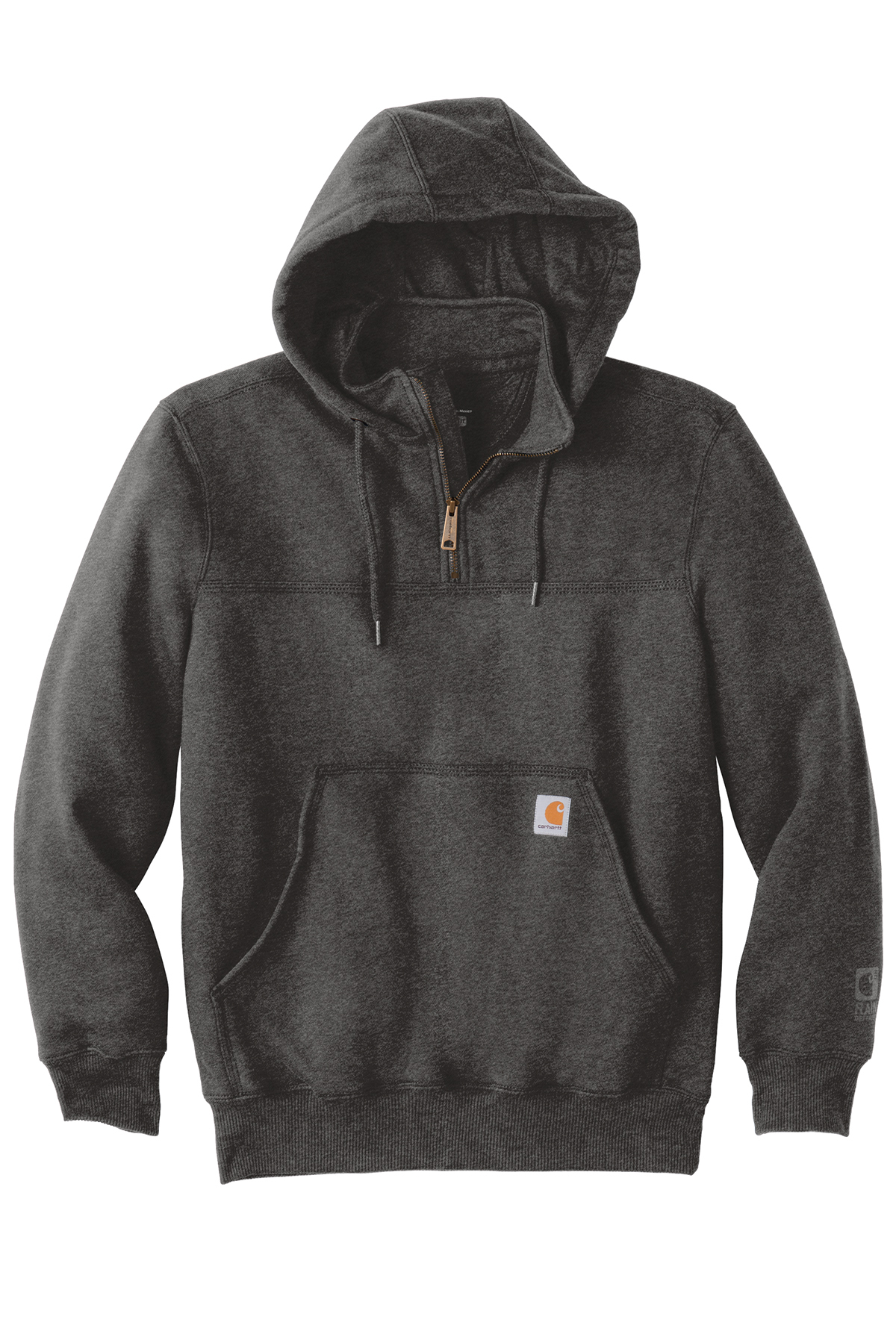Carhartt ® Rain Defender ® Paxton Heavyweight Hooded Zip Mock Sweatshirt - Image 3