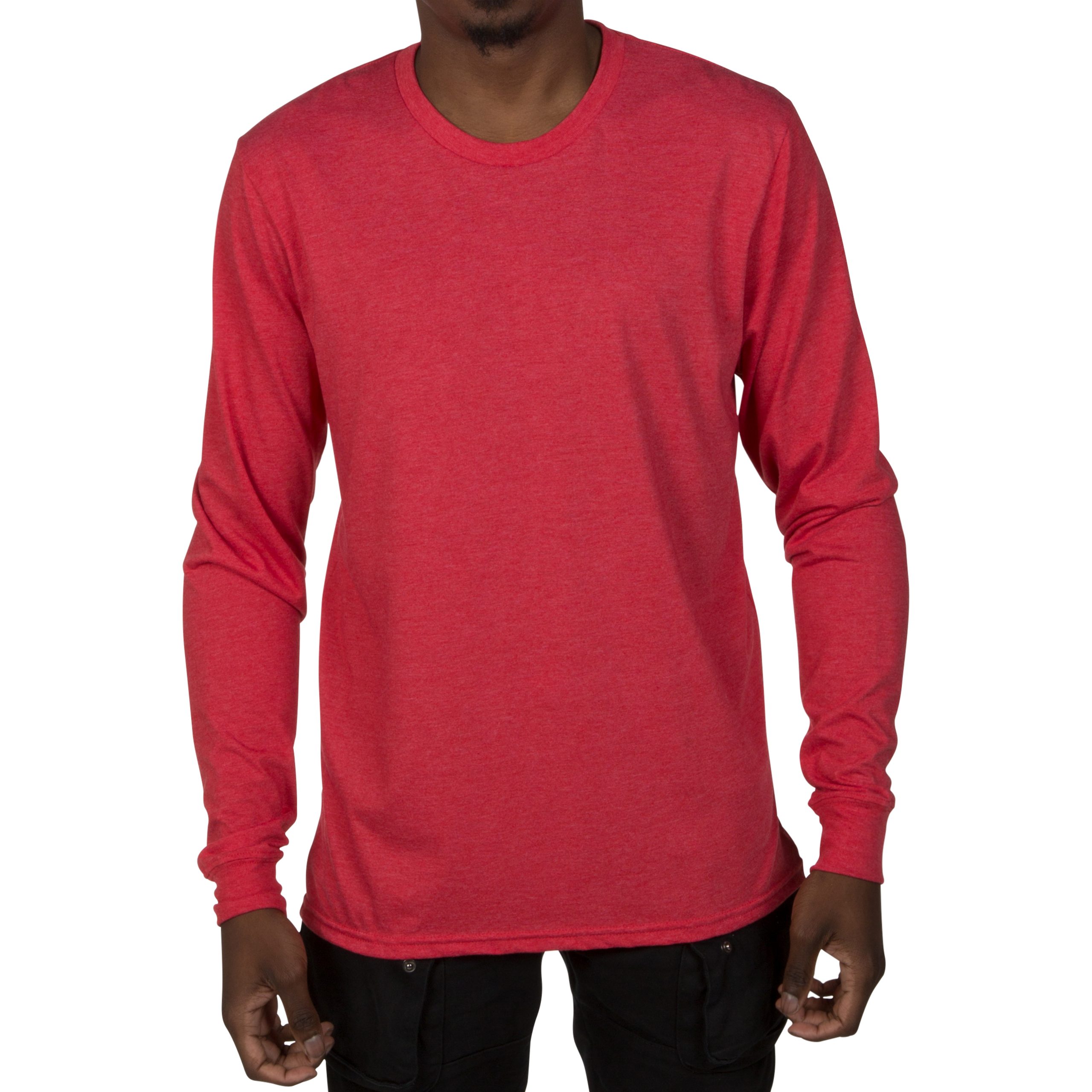 Allmade Mens Tri-Blend Long Sleeve Crewneck Shirt - Image 7