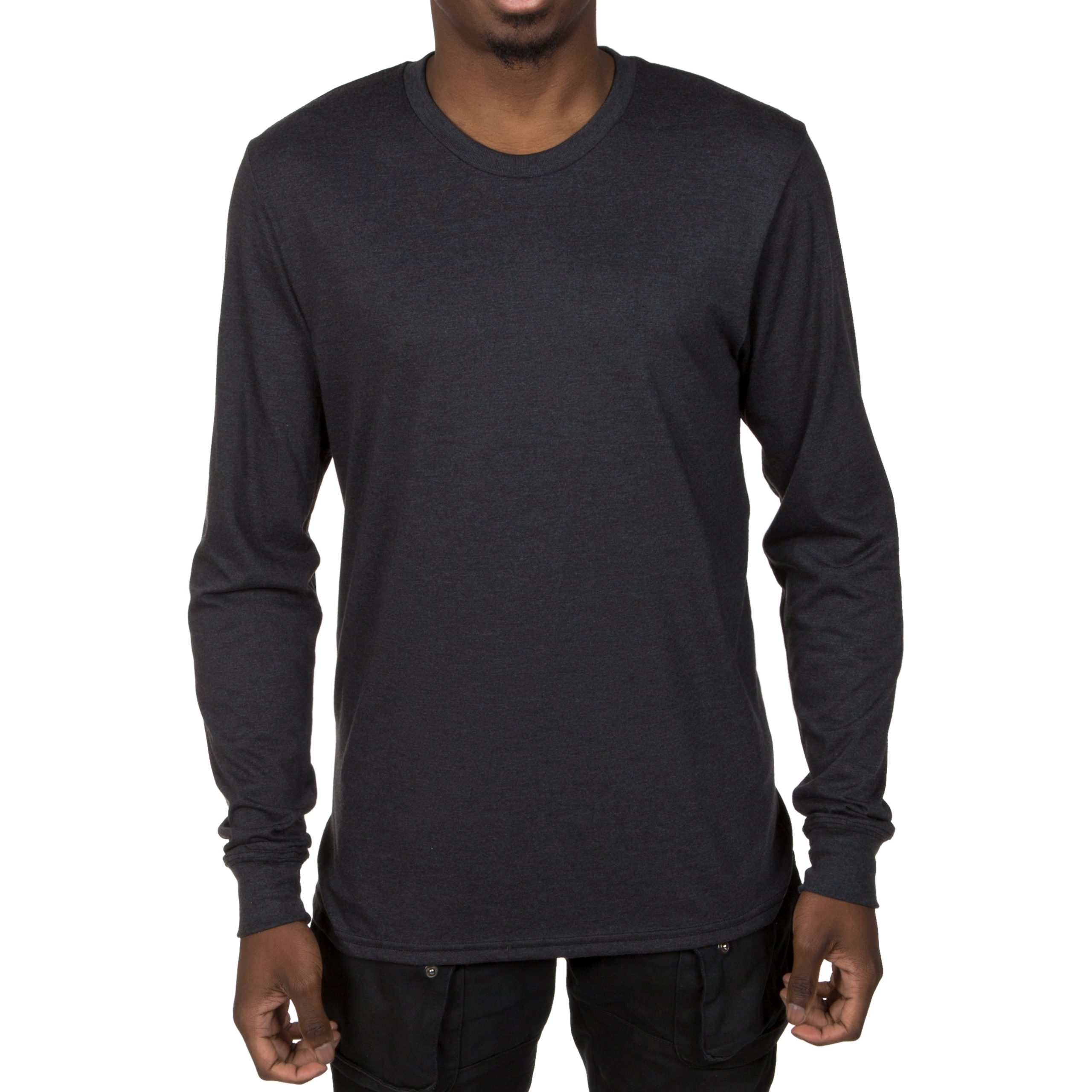 Allmade Mens Tri-Blend Long Sleeve Crewneck Shirt - Image 2