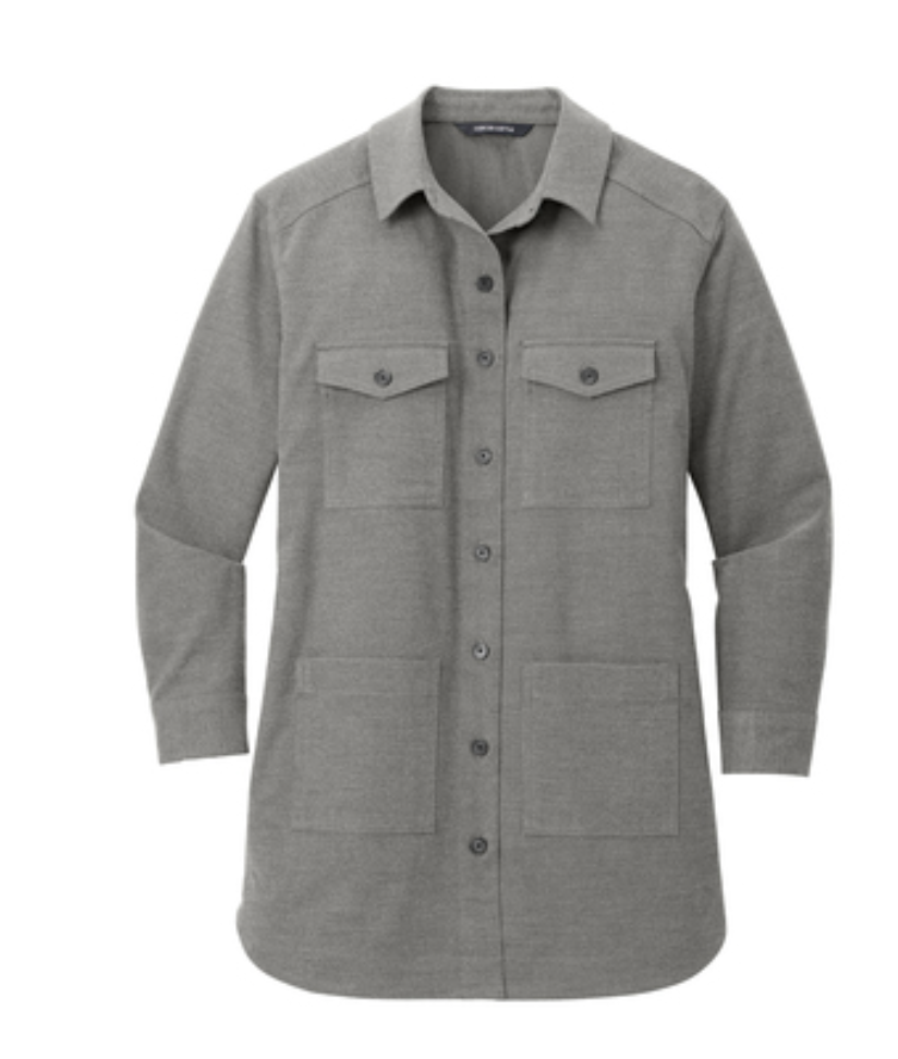 Mercer+Mettle™ Women’s Long Sleeve Twill Overshirt - Image 4