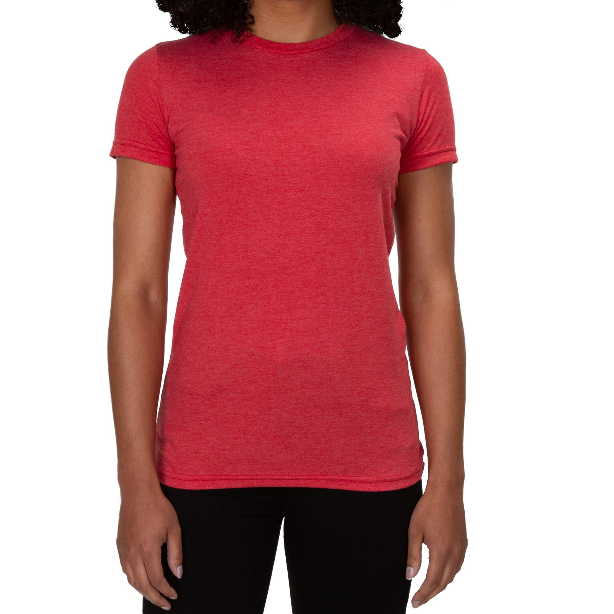 Allmade Ladies Tri-Blend Crewneck T-Shirt - Image 4