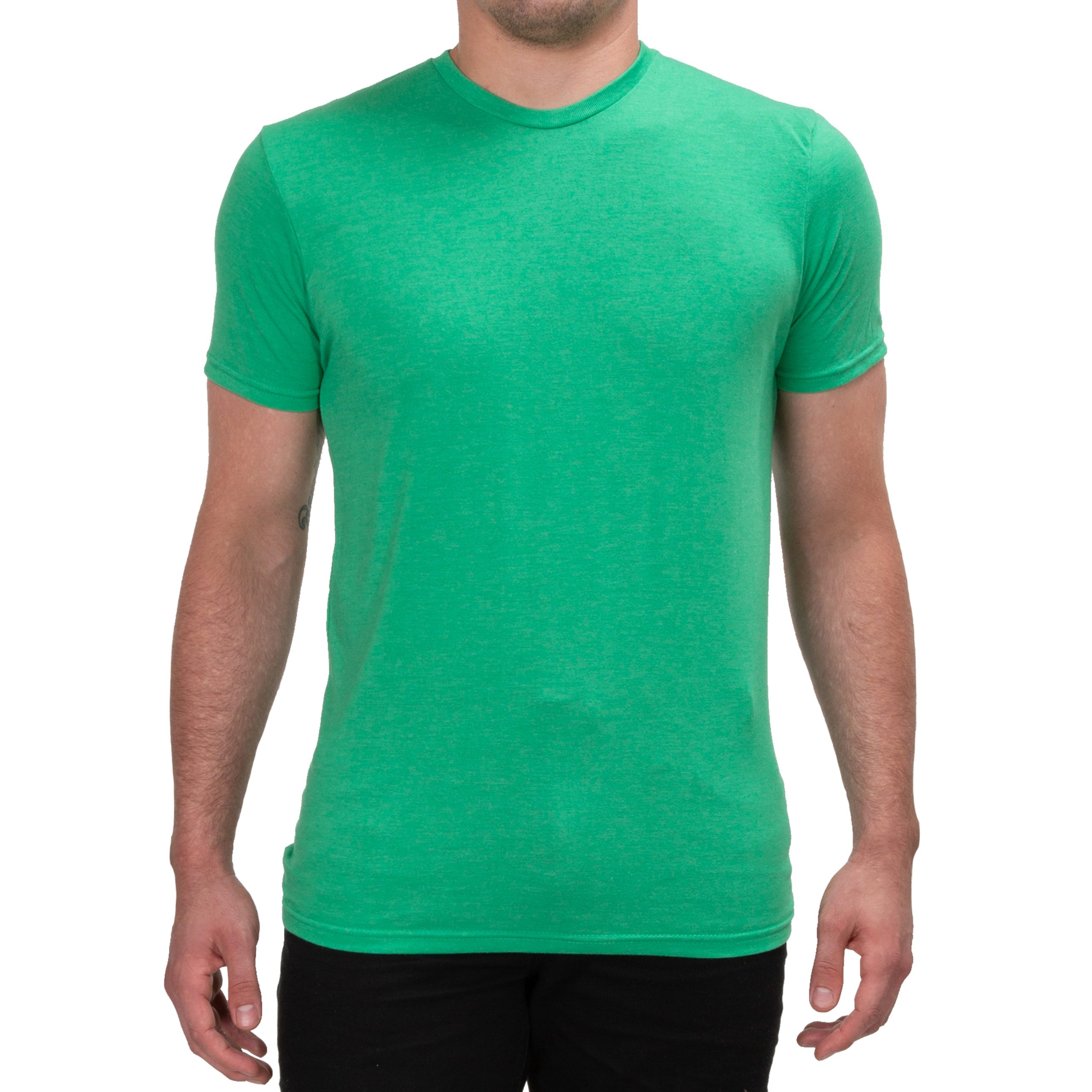 Allmade Men's Tri-Blend Crewneck T-Shirt - Image 2