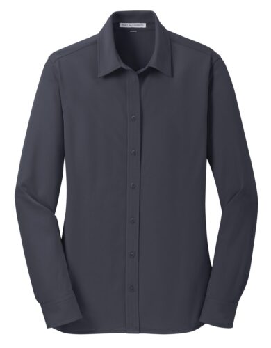 Everyday Ladies Dimension Knit Dress Shirt