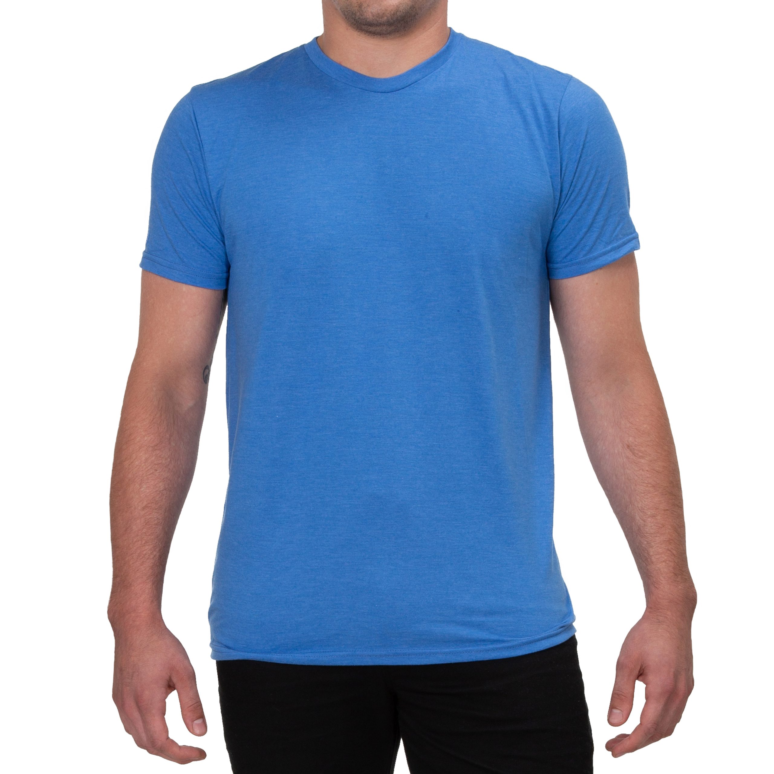 Allmade Men's Tri-Blend Crewneck T-Shirt - Image 8