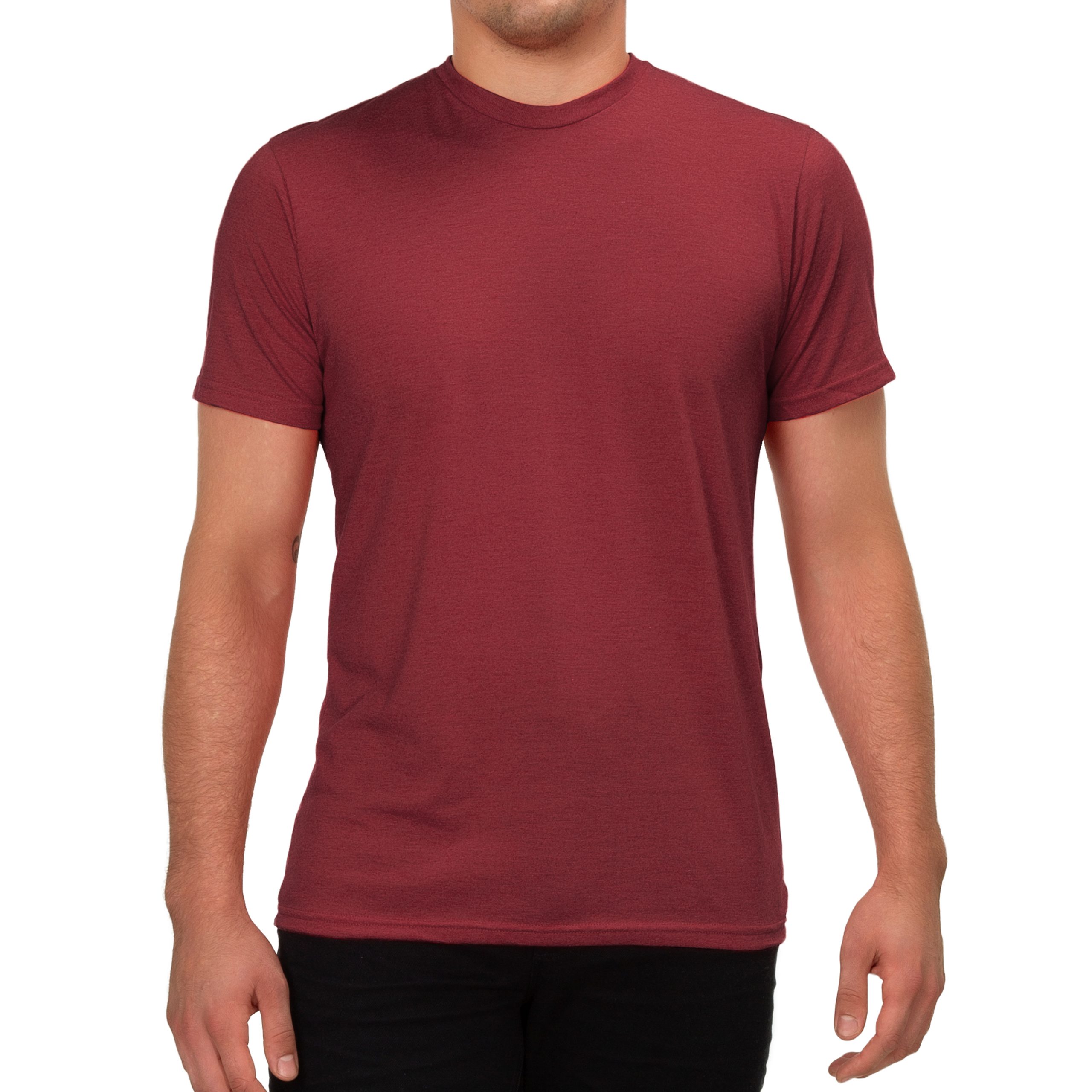 Allmade Men's Tri-Blend Crewneck T-Shirt - Image 4